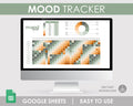 Calm Mood Tracker | Google Sheets Template